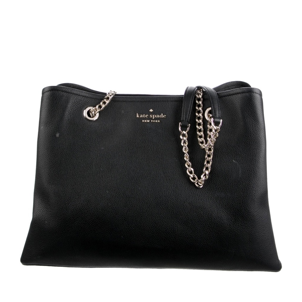 EUC- Kate Spade Black Medium Satchel with Dust Bag